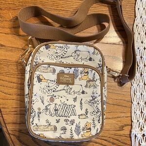 Disney Winnie the Pooh Crossbody Bag - Brown and Cream